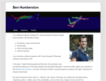 Tablet Screenshot of benhumberston.com